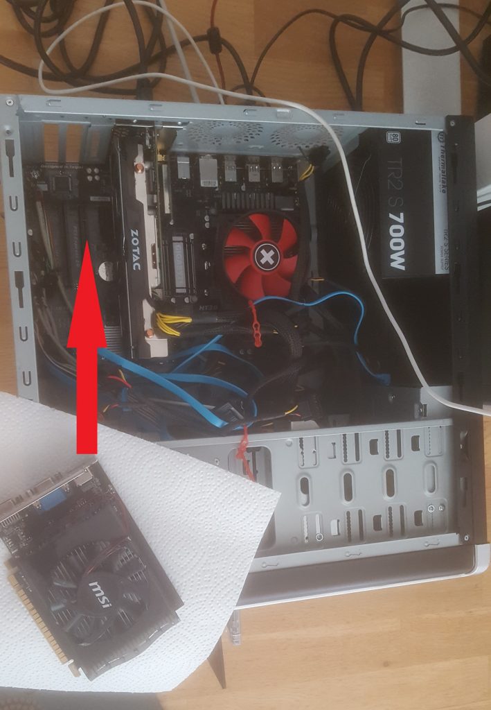 My old good PC on which I experiment with GPUs since 2011